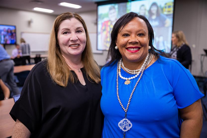 A PTO president and the Sunset Middle school principal